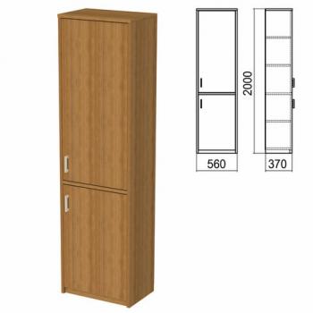 Шкаф закрытый "Арго", 560х370х2000 мм, орех (КОМПЛЕКТ) - Премиум Сервис
