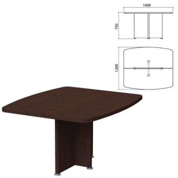 База стола для переговоров "Приоритет" 1400х1200х750 мм, венге (КОМПЛЕКТ) - Премиум Сервис