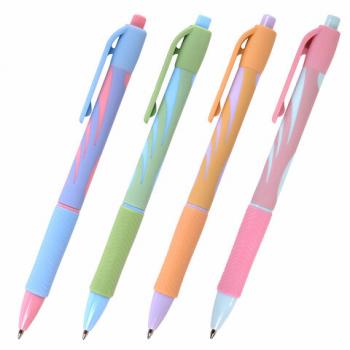 Ручка шариковая автоматическая BRAUBERG ULTRA-RT PASTEL, СИНЯЯ, 0,7 мм, линия 0,35 мм, 143933 - Премиум Сервис