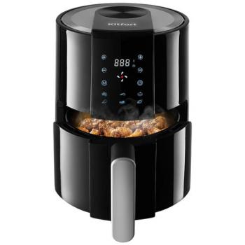 Аэрогриль KITFORT КТ-2225, 1000 Вт, 1,9 л, 6 программ, таймер, сенсорное управление, черный - Премиум Сервис