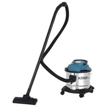 Пылесос хозяйственный KITFORT KT-547, 1000 Вт, сухая/влажная уборка, сила всасывания 600 Вт, бак 15 л, КТ-547 - Премиум Сервис