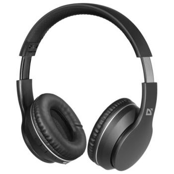 Наушники с микрофоном (гарнитура) DEFENDER FreeMotion B580, беспроводные, с оголовьем, чёрные, 63580 - Премиум Сервис