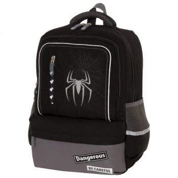 Рюкзак BRAUBERG STAR, "Spider", черный, 40х29х13 см, 229978 - Премиум Сервис