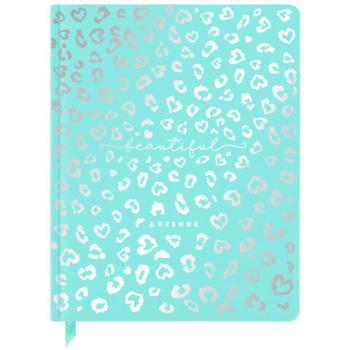 Дневник 1-11 класс 48 л., кожзам SoftTouch (твердая с поролоном), фольга, BRAUBERG, "Leopard", 106576 - Премиум Сервис