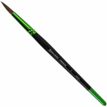 Кисть из ворса пони № 7, BRAUBERG PREMIUM, 200986 - Премиум Сервис