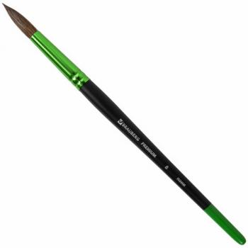 Кисть из ворса пони № 8, BRAUBERG PREMIUM, 200987 - Премиум Сервис