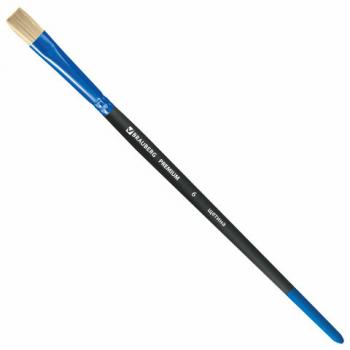 Кисть щетина, плоская № 6, BRAUBERG PREMIUM, 200995 - Премиум Сервис