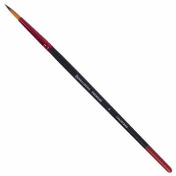 Кисть синтетика, круглая № 4, BRAUBERG PREMIUM, 201003 - Премиум Сервис