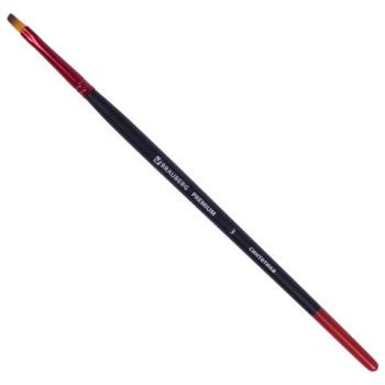 Кисть синтетика, плоская № 3, BRAUBERG PREMIUM, 201012 - Премиум Сервис