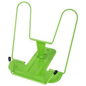 Подставка для книг и учебников BRAUBERG LINE+, металлическая, зеленая, европодвес, 238072 - Премиум Сервис