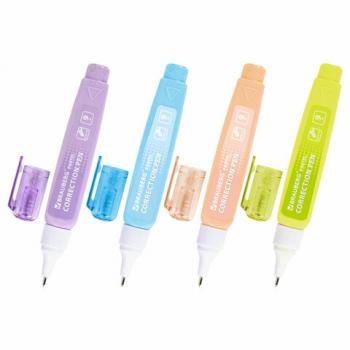 Ручка-корректор в пастельном корпусе BRAUBERG PASTEL, 9 мл, металлический наконечник, ассорти, 271251 - Премиум Сервис