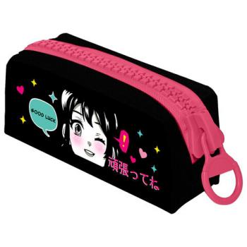 Пенал BRAUBERG с объемной "тракторной" молнией, 1 отделение, ткань, 22х8х6,5 см, "Good luck", 271566 - Премиум Сервис