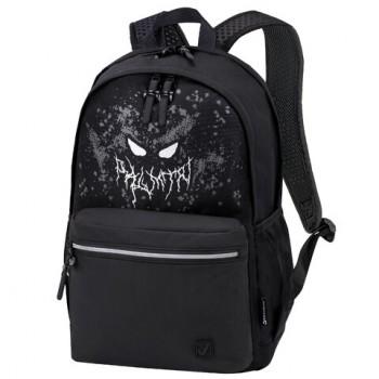 Рюкзак BRAUBERG FASHION CITY универсальный, "Horror", черный, 46х31х15 см, 271672 - Премиум Сервис