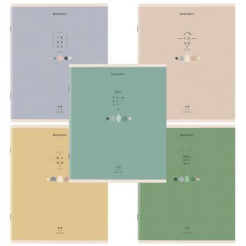 Тетрадь А5 48 л. BRAUBERG скоба, клетка, обложка картон, "Natural", 404359 - Премиум Сервис