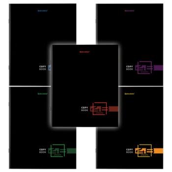Тетрадь А5 48 л. BRAUBERG скоба, линия, обложка картон, "Dark", 404383 - Премиум Сервис