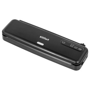 Вакууматор/вакуумный упаковщик KITFORT КТ-1509-1, 130 Вт, 2 режима, ширина пакета до 29 см, черный - Премиум Сервис