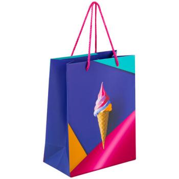 Пакет подарочный 17,8x9,8x22,9 см ЗОЛОТАЯ СКАЗКА "Sweets", тиснение фольгой, 608250 - Премиум Сервис