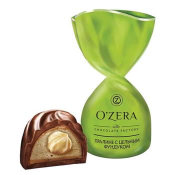 Конфеты шоколадные O'ZERA с цельным фундуком, 500 г, пакет, УК753 - Премиум Сервис