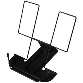 Подставка для книг и учебников BRAUBERG LINE, металлическая, черная, европодвес, 238213 - Премиум Сервис