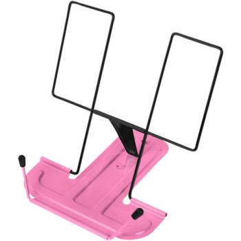 Подставка для книг и учебников BRAUBERG LINE, металлическая, розовая, европодвес, 238215 - Премиум Сервис