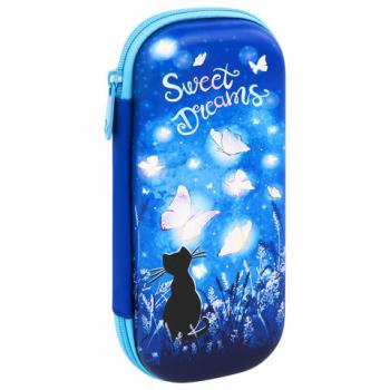 Пенал BRAUBERG, 1 отделение, 1 откидная планка, EVA, 22х10х5 см, "Sweet dreams", 270704 - Премиум Сервис