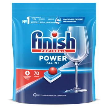 Таблетки для посудомоечных машин 70шт FINISH Power All in 1, ш/к 95965, 3213237 - Премиум Сервис