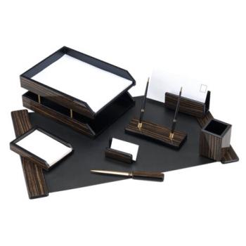 Набор настольный GALANT "Blackwood" из дерева, 8 предметов, цвет "чёрное дерево", 238165 - Премиум Сервис