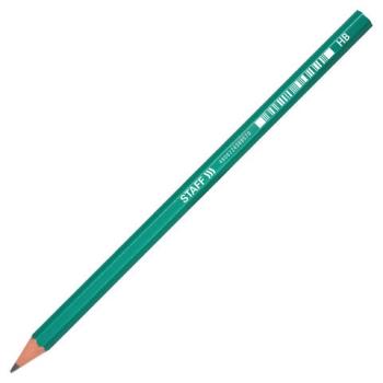 Карандаш чернографитный STAFF EVERYDAY BLP-GRN, 1 шт., НВ, пластиковый, корпус зеленый, 181938 - Премиум Сервис
