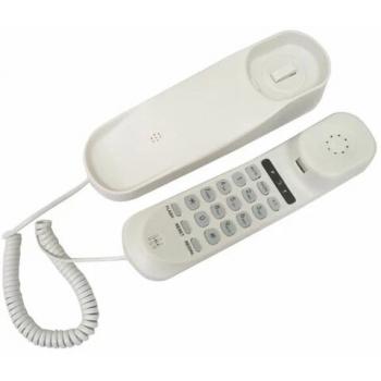 Телефон RITMIX RT-002 white, удержание звонка, тональный/импульсный режим, повтор, белый, 80002230 - Премиум Сервис