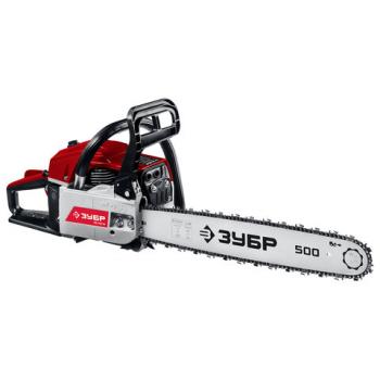 Бензопила ЗУБР ПБЦ-М62-50, 3500 Вт, 11000 об/мин, объем двигателя 62 см3, 4,76 л.с., - Премиум Сервис