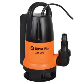 Дренажный насос для грязной воды ВИХРЬ ДН-900, 900 Вт, 258 л/мин, погружной, 68/2/3 - Премиум Сервис