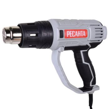 Фен технический сетевой РЕСАНТА, 2000Вт, насадки 4 шт, 600 градусов, расход воздуха 5, 75/2/1 - Премиум Сервис