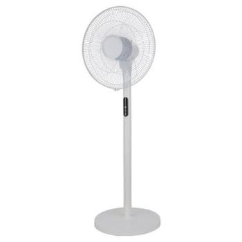 Вентилятор напольный SONNEN FS40-A999, 50Вт, LED дисплей, 3 скоростных режима, белый, 455735 - Премиум Сервис