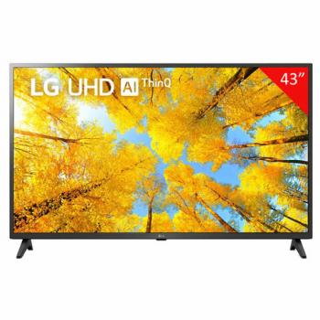 Телевизор LG 43UQ75006LF, 43" (109 см), 3840 x 2160, 4K, 16:9, SmartTV, WiFi, черный, 3205263 - Премиум Сервис