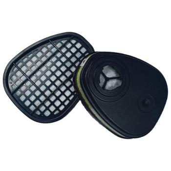 Фильтр противогазовый Jeta Safety 6541, комплект 2 штуки, защита от аммиака, органических и неорганических и кислых газов класса ABEK1 - Премиум Сервис