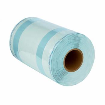 Рулон комбинированный со складкой 300ммх80ммх100м EUROTYPE, для ПАРОВОЙ/ГАЗОВОЙ стерилизации - Премиум Сервис