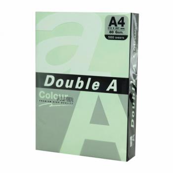 Бумага цветная DOUBLE A, А4, 80г/м2, 500 л, пастель, светло-зеленая, ш/к 23489 - Премиум Сервис