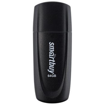 Флеш-диск 64GB SMARTBUY Scout USB 2.0, черный, SB064GB2SCK - Премиум Сервис