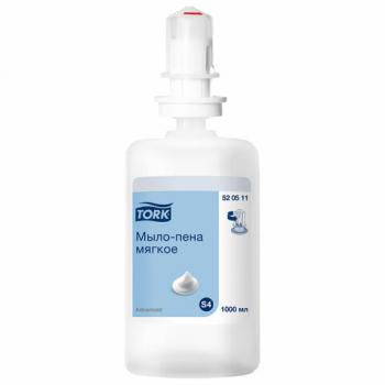 Картридж с жидким мылом-пеной одноразовый TORK (Система S4) Advanced, мягкое, 1л, 520, 520511 - Премиум Сервис