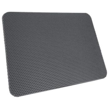 Коврик EVA / ЭВА универсальный 35х45 см ячеистый (СОТЫ) применим для сушки посуды, кухни, ванной, животных, цвет СЕРЫЙ, LAIMA, 608712 - Премиум Сервис