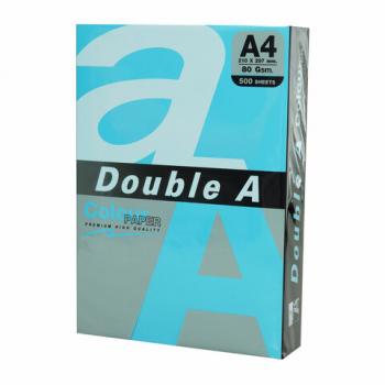 Бумага цветная DOUBLE A, А4, 80г/м2, 500 л, интенсив, синяя, ш/к 31965 - Премиум Сервис