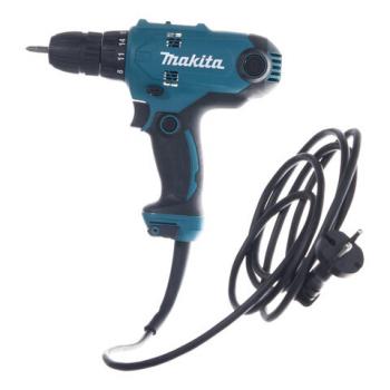 Дрель-шуруповерт сетевая, 320Вт, 0-450/0-1500 об/мин., MAKITA DF0300 - Премиум Сервис