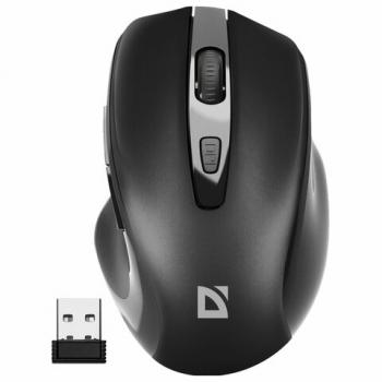 Мышь беспроводная DEFENDER Prime MB-053, USB, 5 кнопок+1 кнопка-колесо, оптическая, ч, 52053 - Премиум Сервис