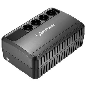 Источник бесперебойного питания CYBERPOWER BU850E, 850VA(425W), 4 евророзетки, BU850E - Премиум Сервис