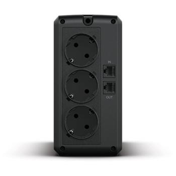 Источник бесперебойного питания CYBERPOWER UT650EG,650VA(360W),3 евророзетки,2 розетк - Премиум Сервис
