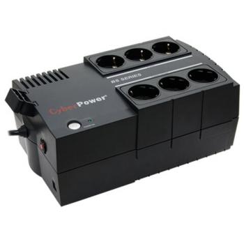 Источник бесперебойного питания CYBERPOWER BS650E, 650VA(390W), 8 евророзеток, BS650E - Премиум Сервис