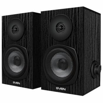 Колонки компьютерные SVEN SPS-575, 2.0, 6 Вт, питание USB, черный, SV-016166 - Премиум Сервис
