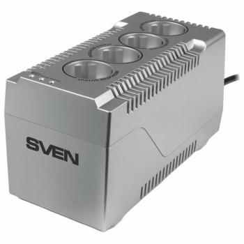 Стабилизатор SVEN VR-F1000, 320 Вт, 184-285 В, 4 евророзетки, SV-018818 - Премиум Сервис