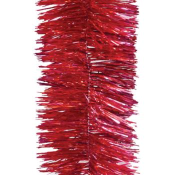 Мишура 1 штука, диаметр 100 мм, длина 2 м, красная, 5-180-10 - Премиум Сервис