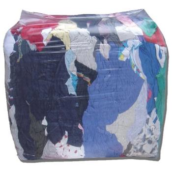 Ветошь трикотаж МАЕЧНЫЙ 1-й сорт, лоскуты 40*60 см (±10 см), плотность 100-120 г/м2, 100% хлопок, 10 кг, 608959 - Премиум Сервис